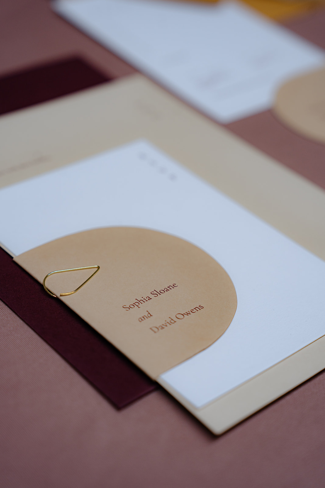 Wedding invitation suite