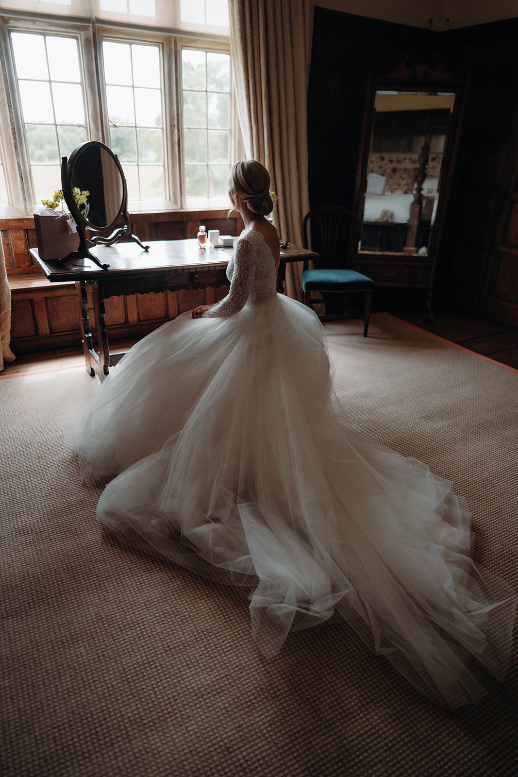 Bride at Iscoyd Park