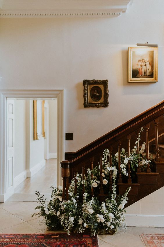 The staircase at Iscoyd Park