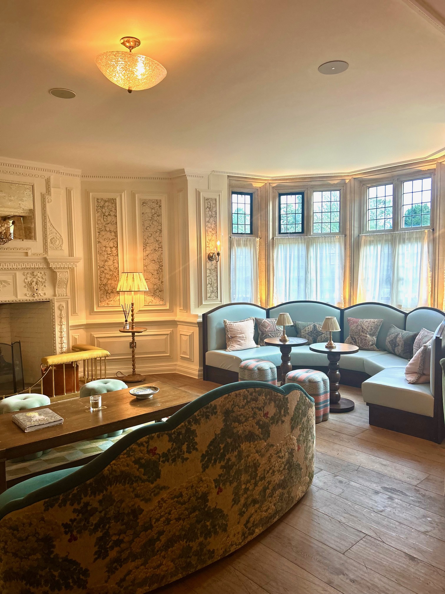 A colour image of the entrance of Combe End Wedding Venue in the Cotswolds UK. 