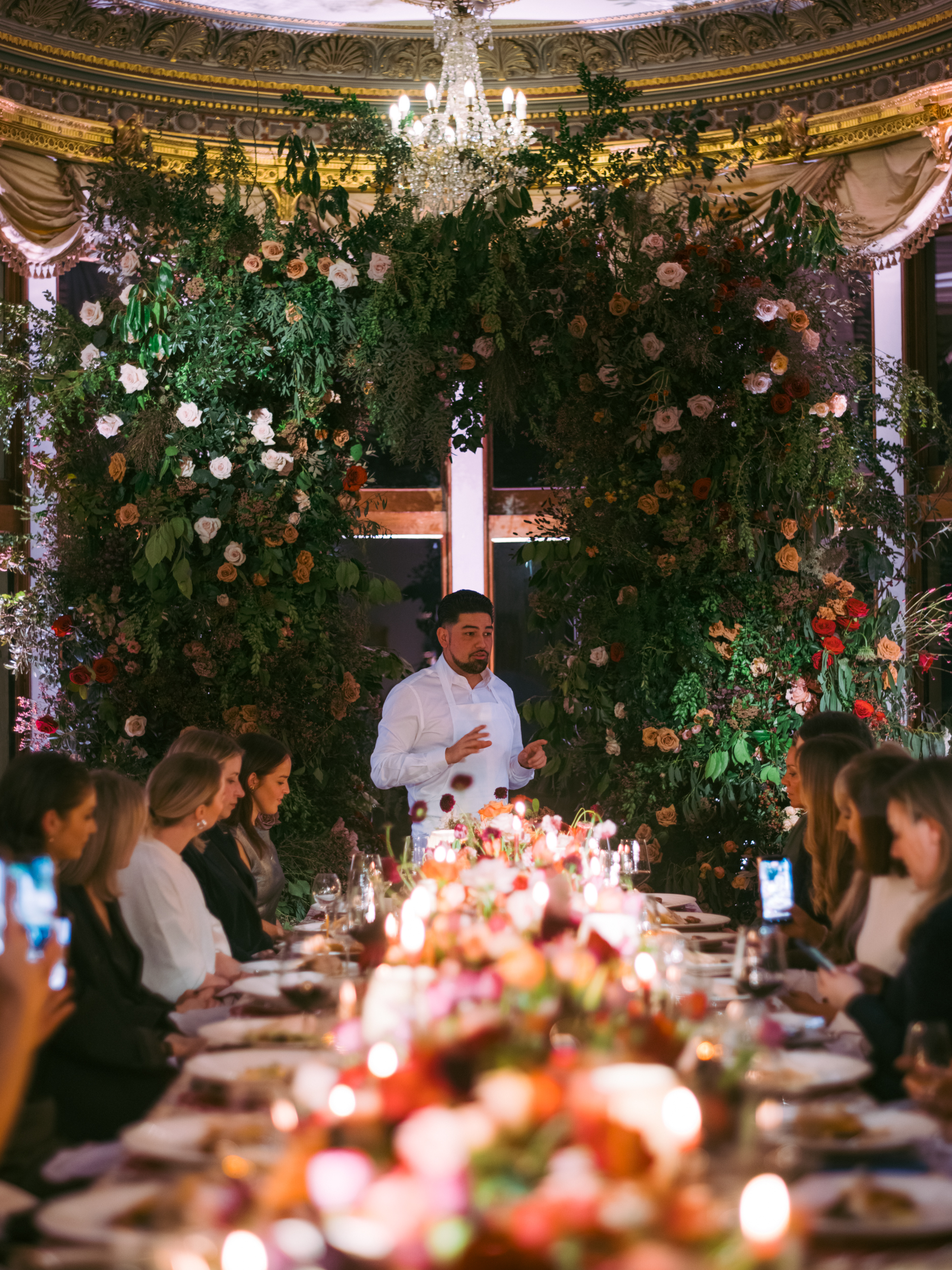 An image of Head Chef Luke Selby at Palé Hall.