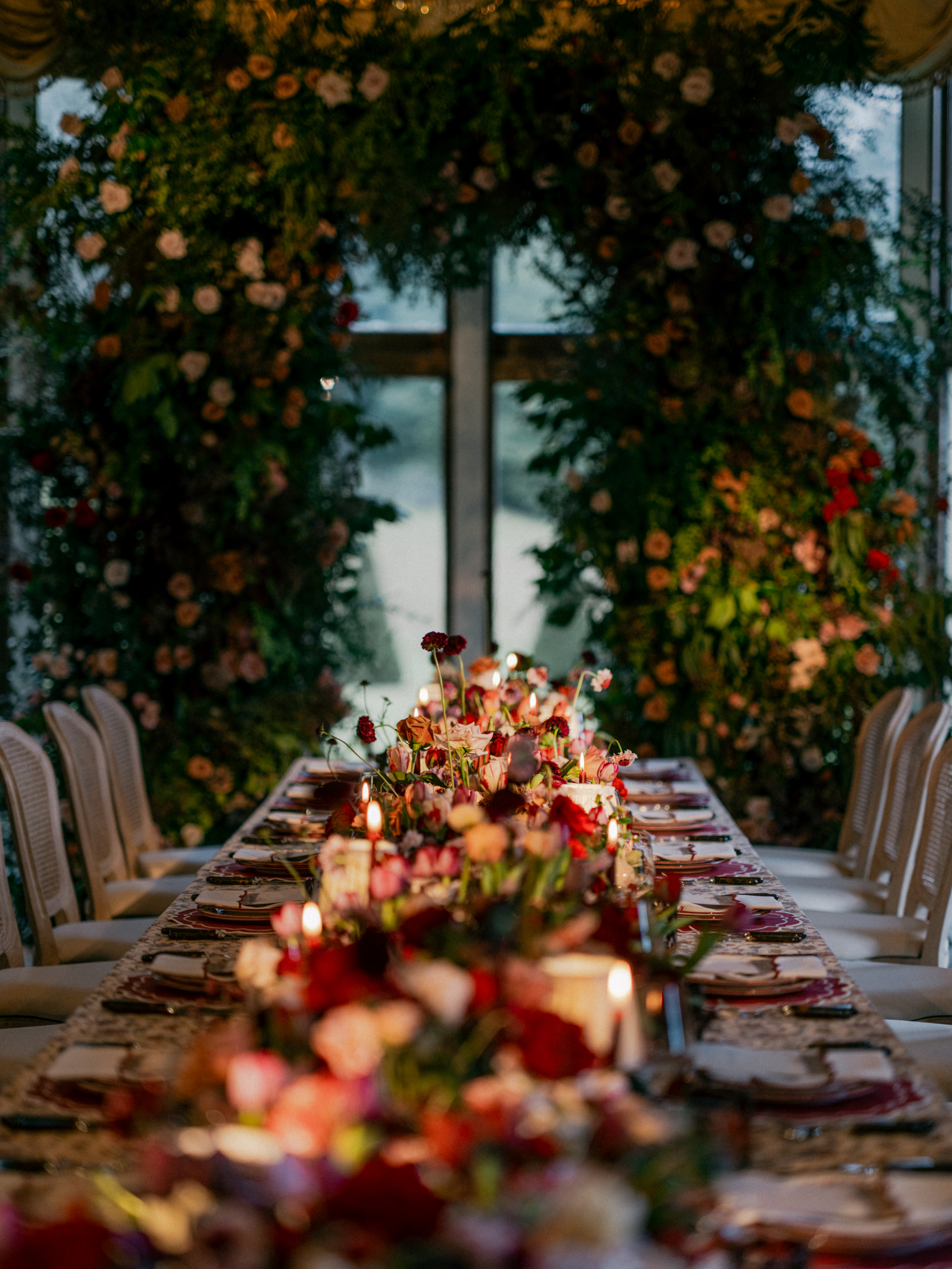 A colour image of a wedding at Pale Hall, an exclusive use wedding venue in North Wales. 