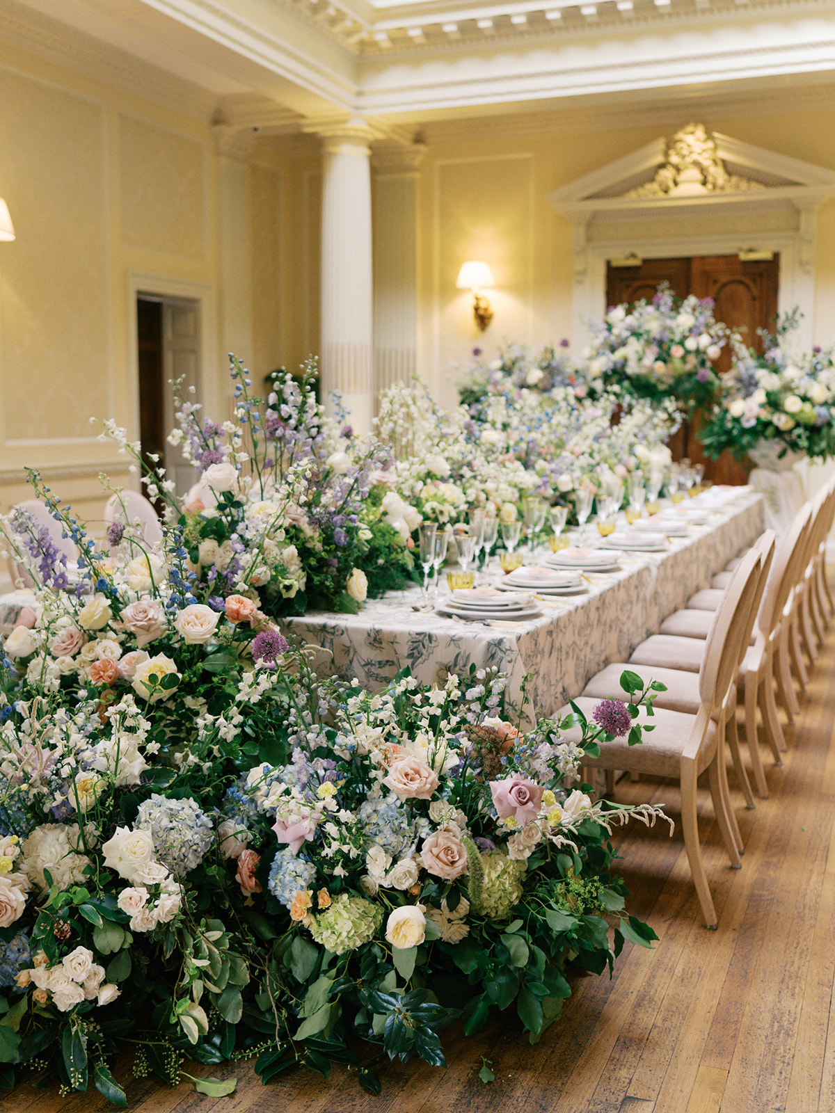 A bride getting ready at Hedsor House on the morning of her wedding.