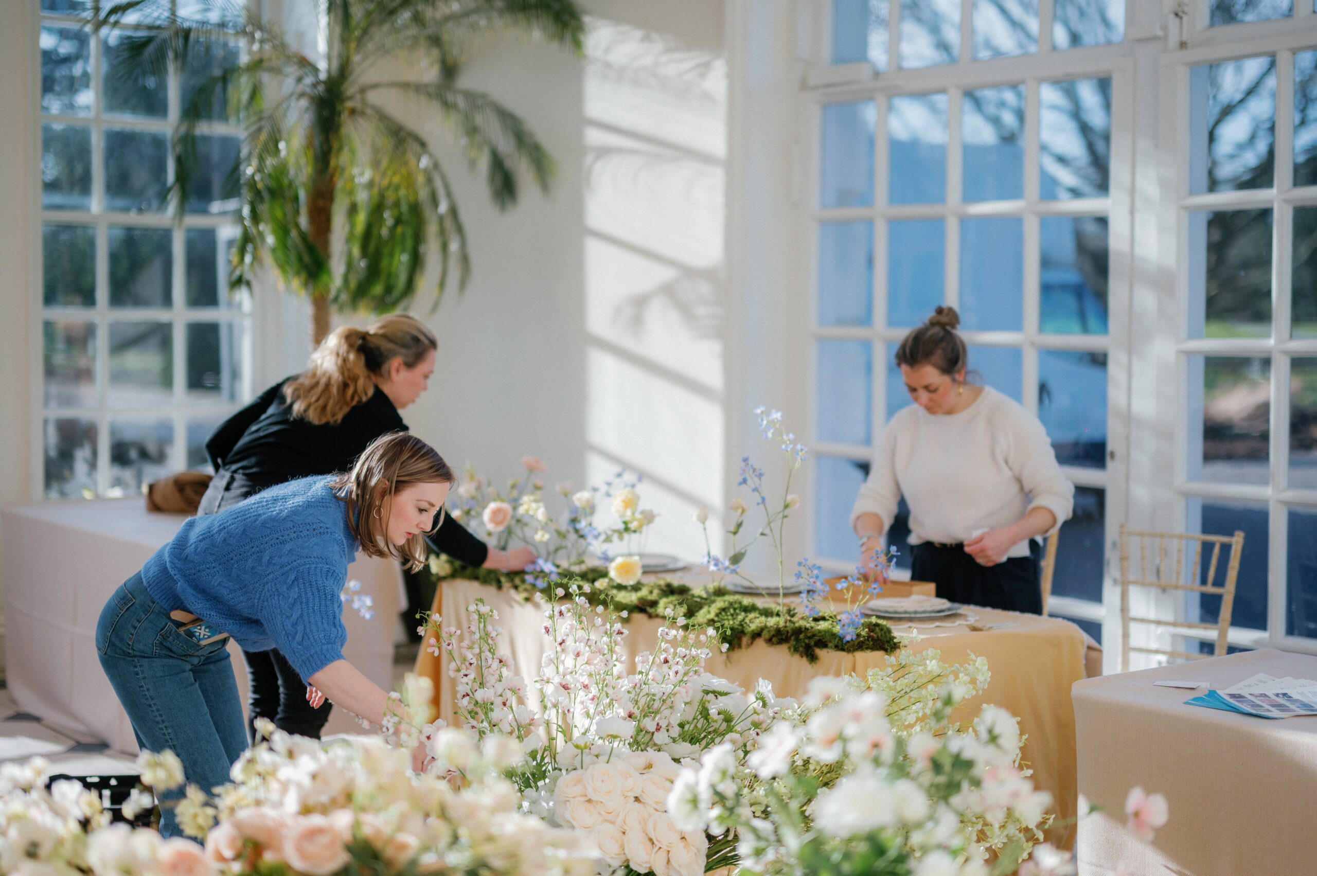 A colour image of a wedding at Hedsor house planned by Soiree Studio Uk wedding planner.